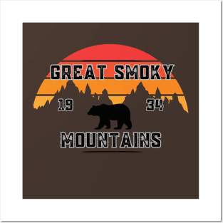 Great Smoky Mountains Posters and Art